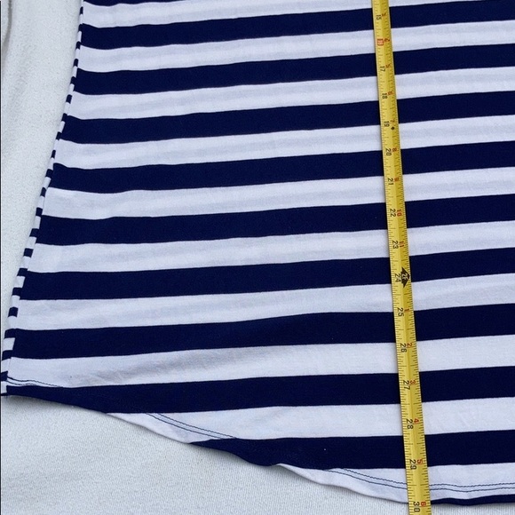 💖NEW!💖Chico’s Tunic Mixed Striped Tee in Size 3 NWOT! - Picture 6 of 10
